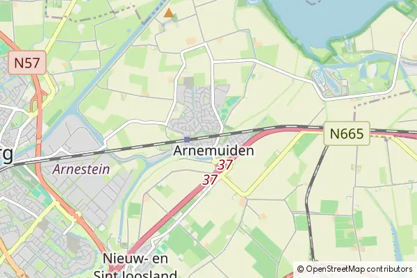 Mapa Arnemuiden