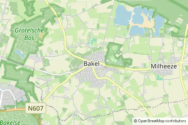 Mapa Bakel