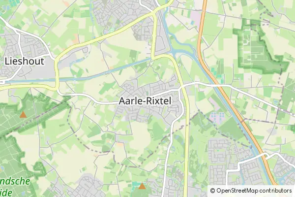 Mapa Aarle-Rixtel