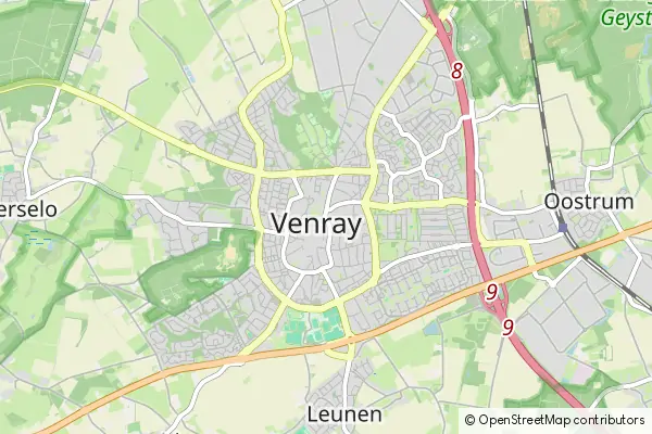 Mapa Venray