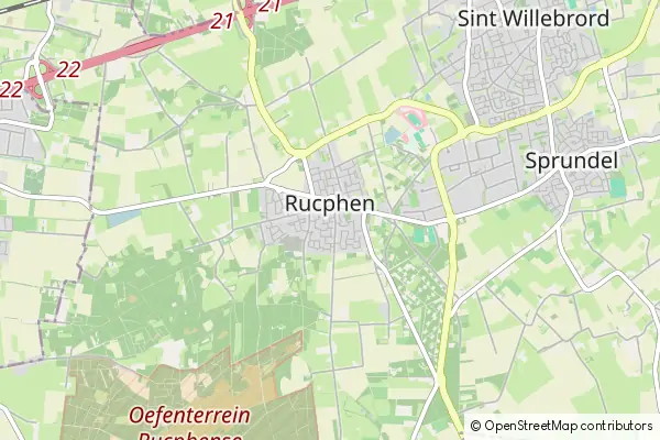 Mapa Rucphen