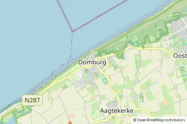 Mapa Domburg