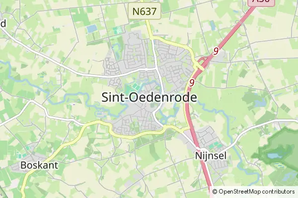 Mapa Sint-Oedenrode