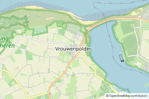 Mapa Vrouwenpolder