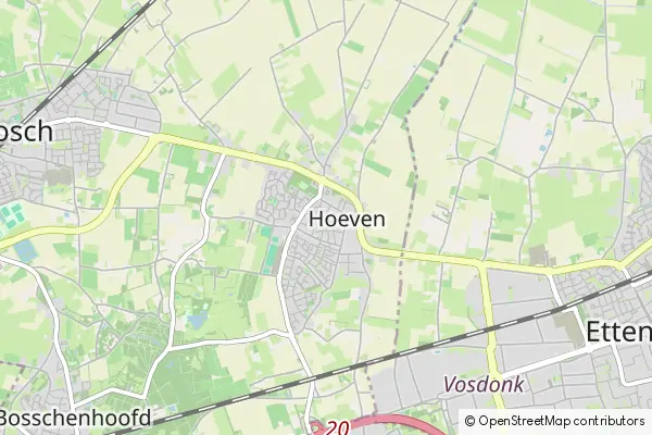 Mapa Hoeven