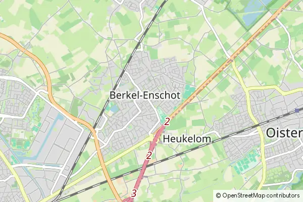 Mapa Berkel-Enschot