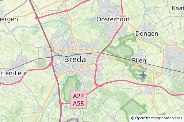 Mapa Breda