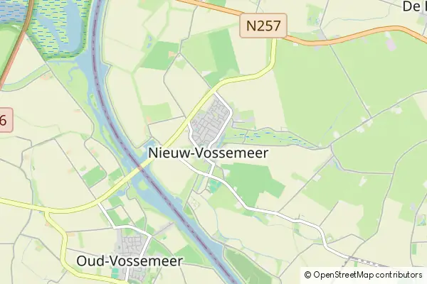Mapa Nieuw-Vossemeer