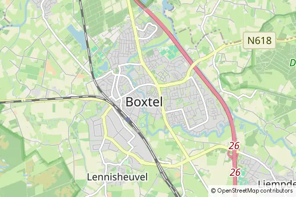 Mapa Boxtel