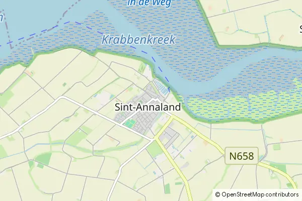 Mapa Sint Annaland