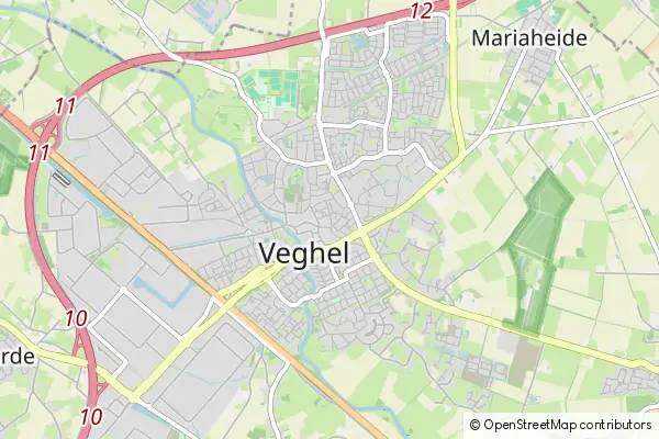 Mapa Veghel