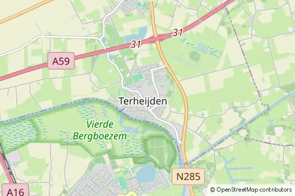 Mapa Terheijden