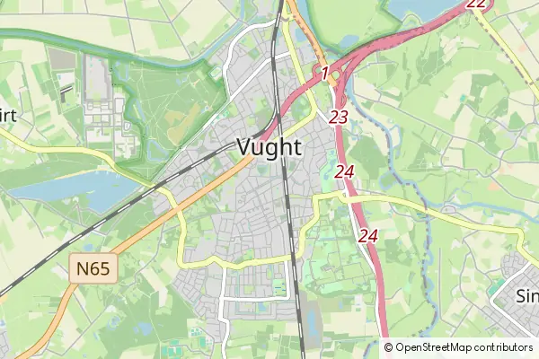 Mapa Vught