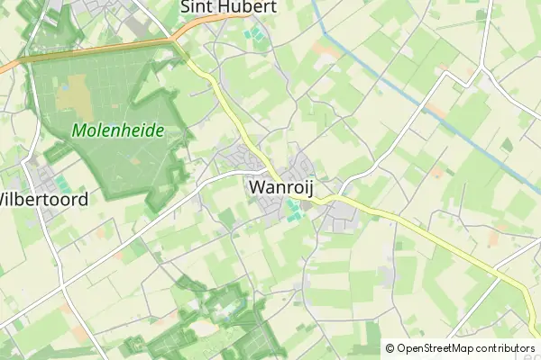 Mapa Wanroij