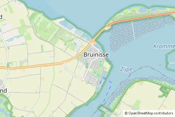 Mapa Bruinisse