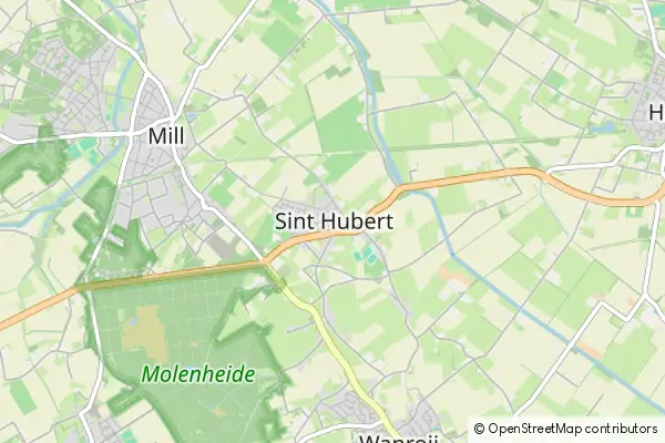 Mapa Sint Hubert