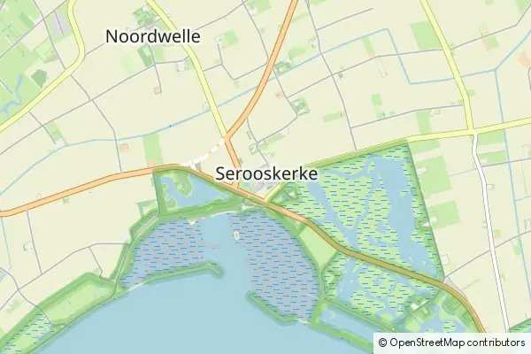 Mapa Serooskerke