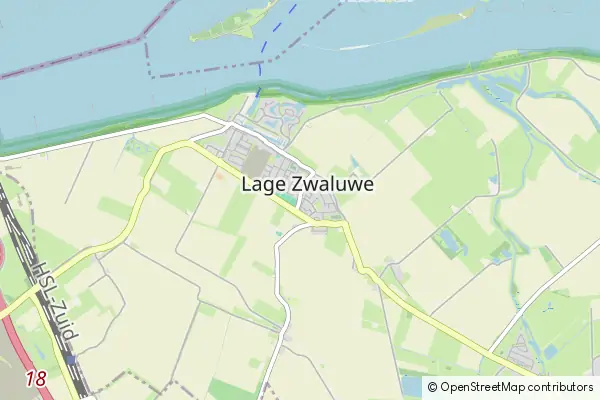Mapa Lage Zwaluwe