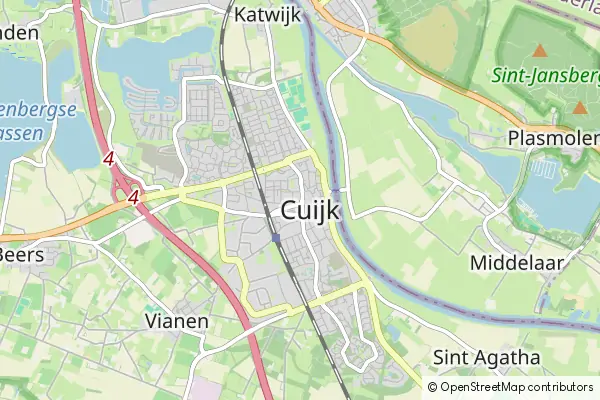 Mapa Cuijk