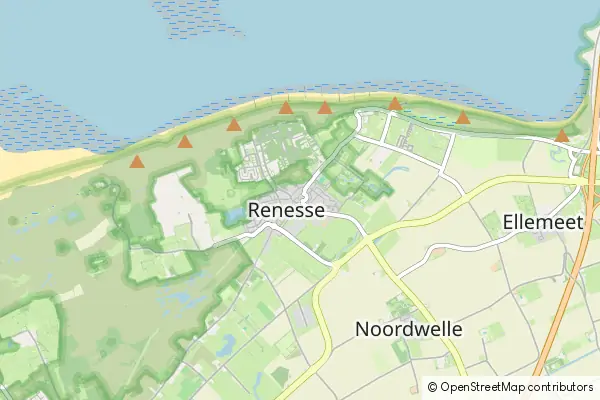 Mapa Renesse