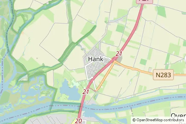 Mapa Hank