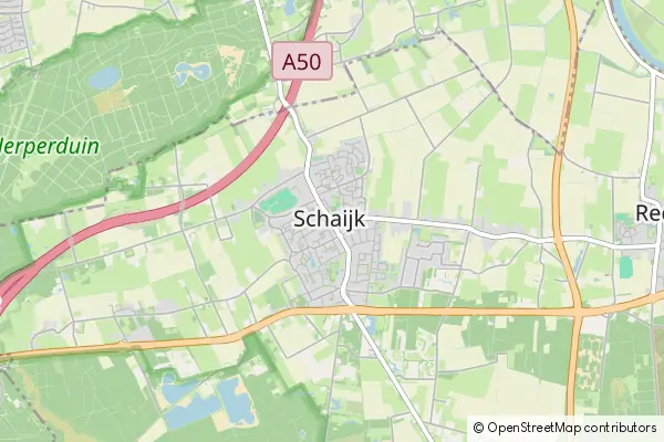 Mapa Schaijk