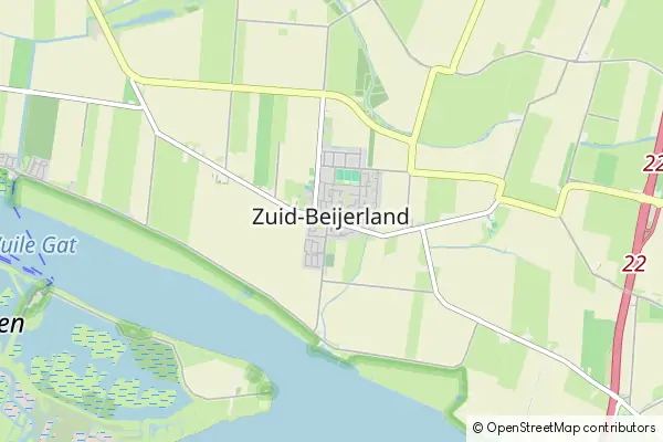 Mapa Zuid-Beijerland