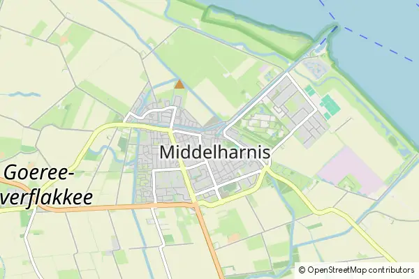 Mapa Middelharnis