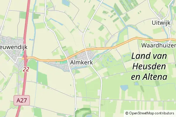 Mapa Almkerk