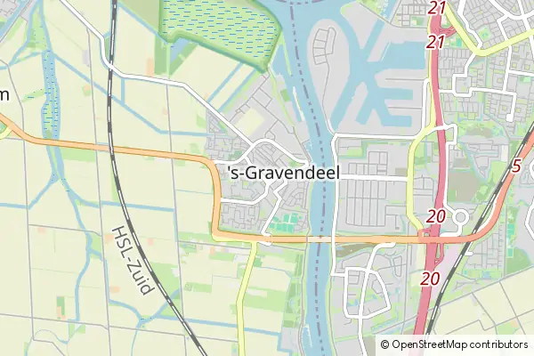 Mapa 's Gravendeel