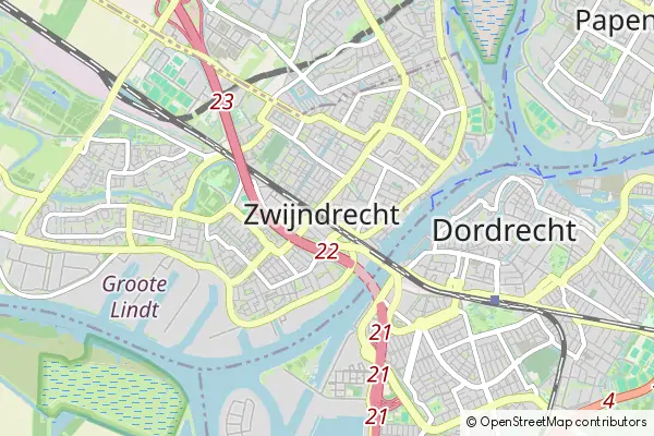 Mapa Zwijndrecht