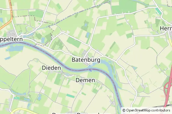 Mapa Batenburg