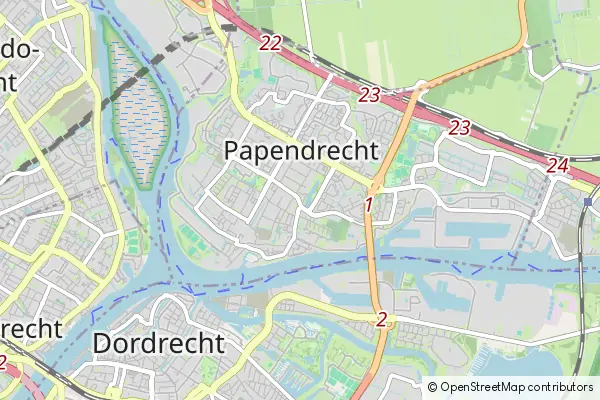 Mapa Papendrecht