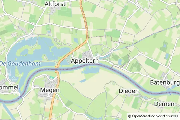 Mapa Appeltern