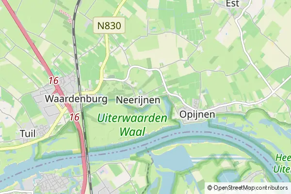 Mapa Neerijnen