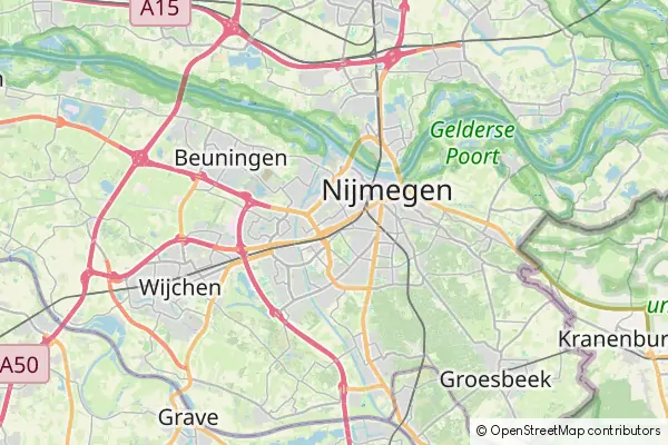 Mapa Nijmegen