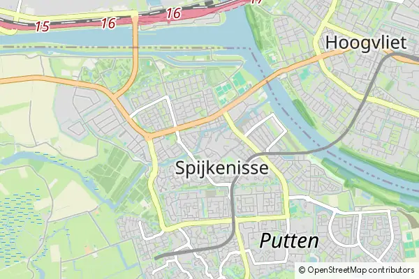 Mapa Spijkenisse