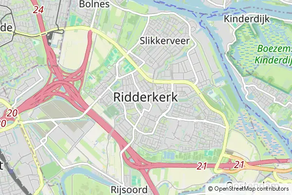 Mapa Ridderkerk