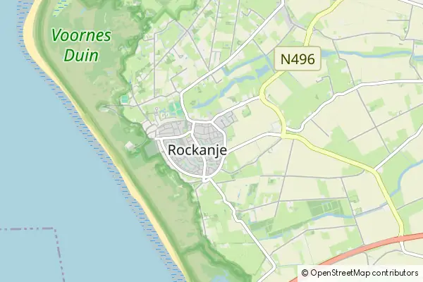 Mapa Rockanje