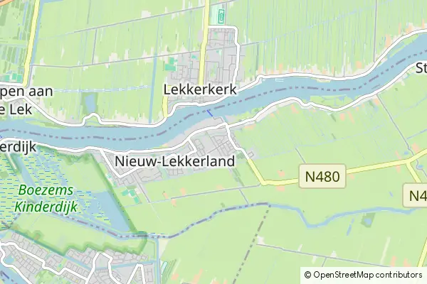 Mapa Nieuw-Lekkerland
