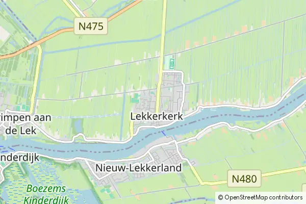 Mapa Lekkerkerk