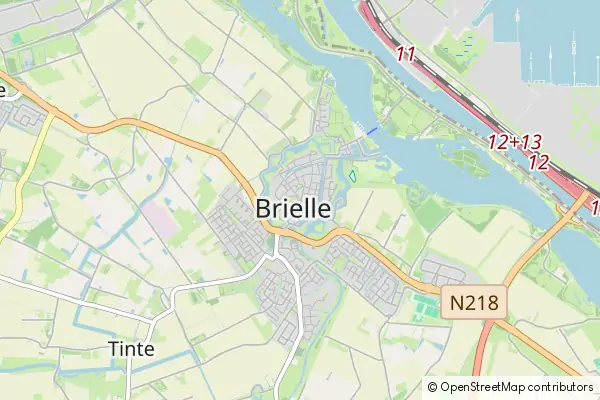 Mapa Brielle