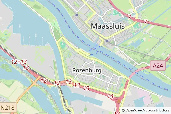 Mapa Rozenburg