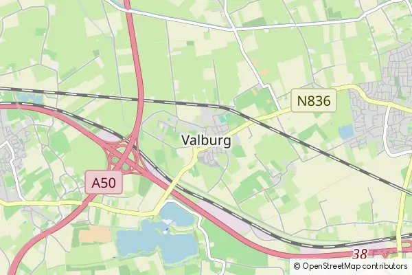 Mapa Valburg