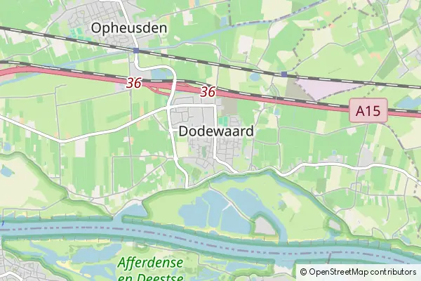 Mapa Dodewaard