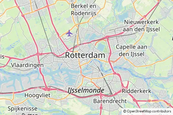 Mapa Rotterdam