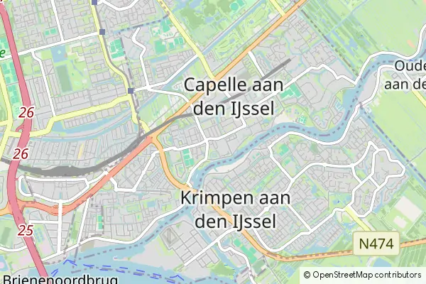 Mapa Capelle aan den IJssel