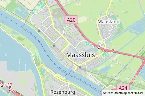 Mapa Maassluis