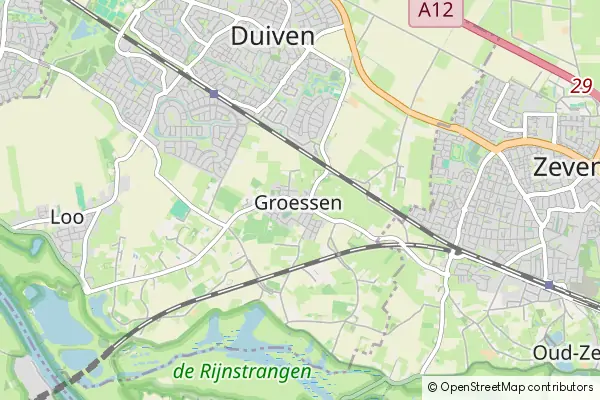 Mapa Groessen