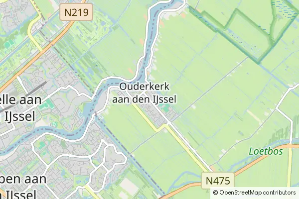 Mapa Ouderkerk aan den IJssel